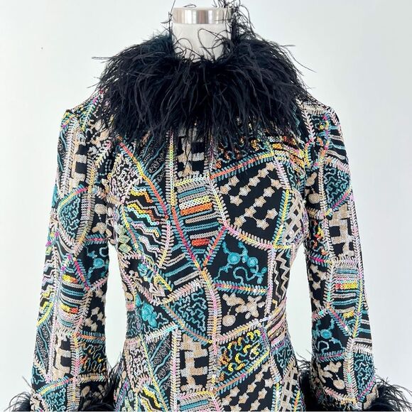 Jovani 09818 Multicolored Cocktail Evening Dress - Picture 4 of 14